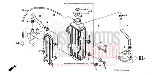 RADIATEUR CR85RB6 de 2006